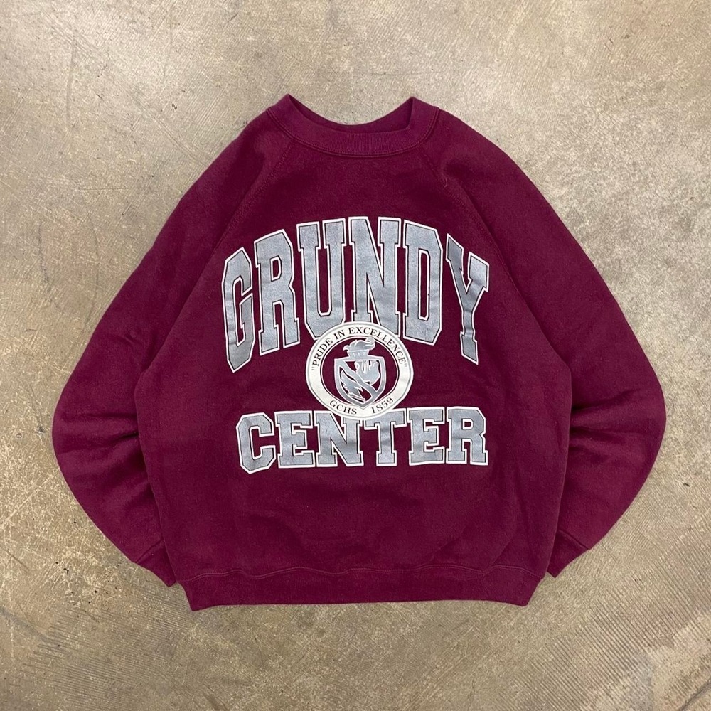 Vintage Grundy Center Iowa University Discus Athletic 90s Sweatshirt Crewneck L